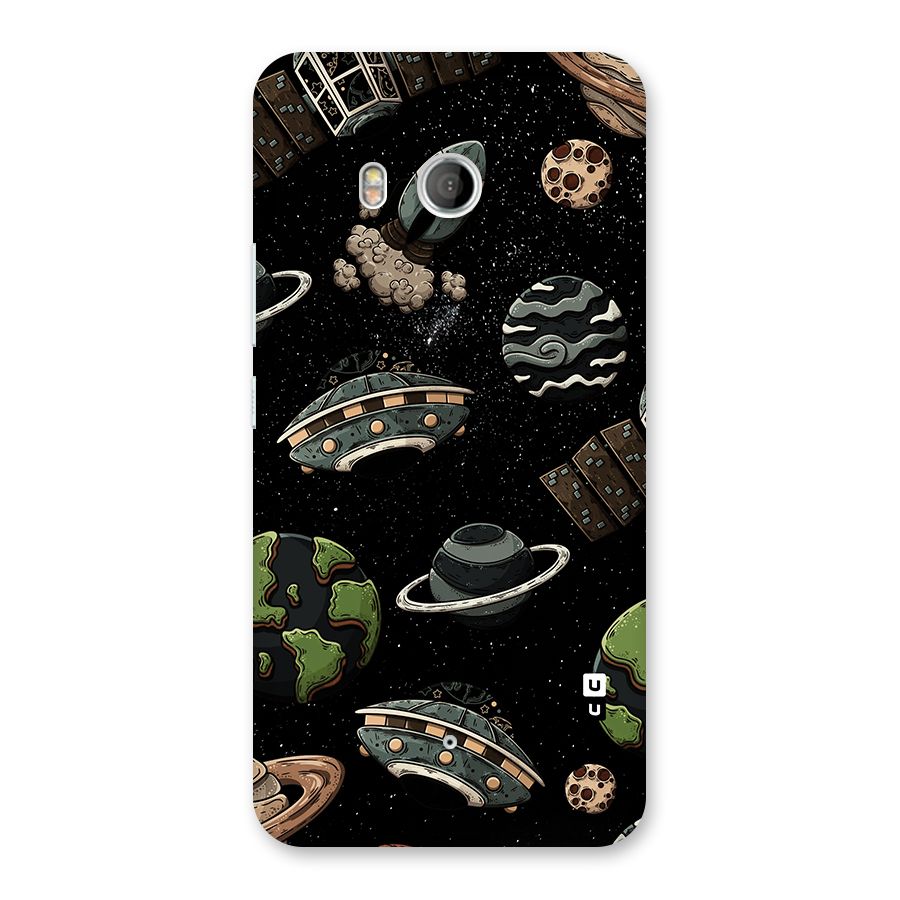 Cosmos Night Sky Anime Pattern Back Case for HTC U11