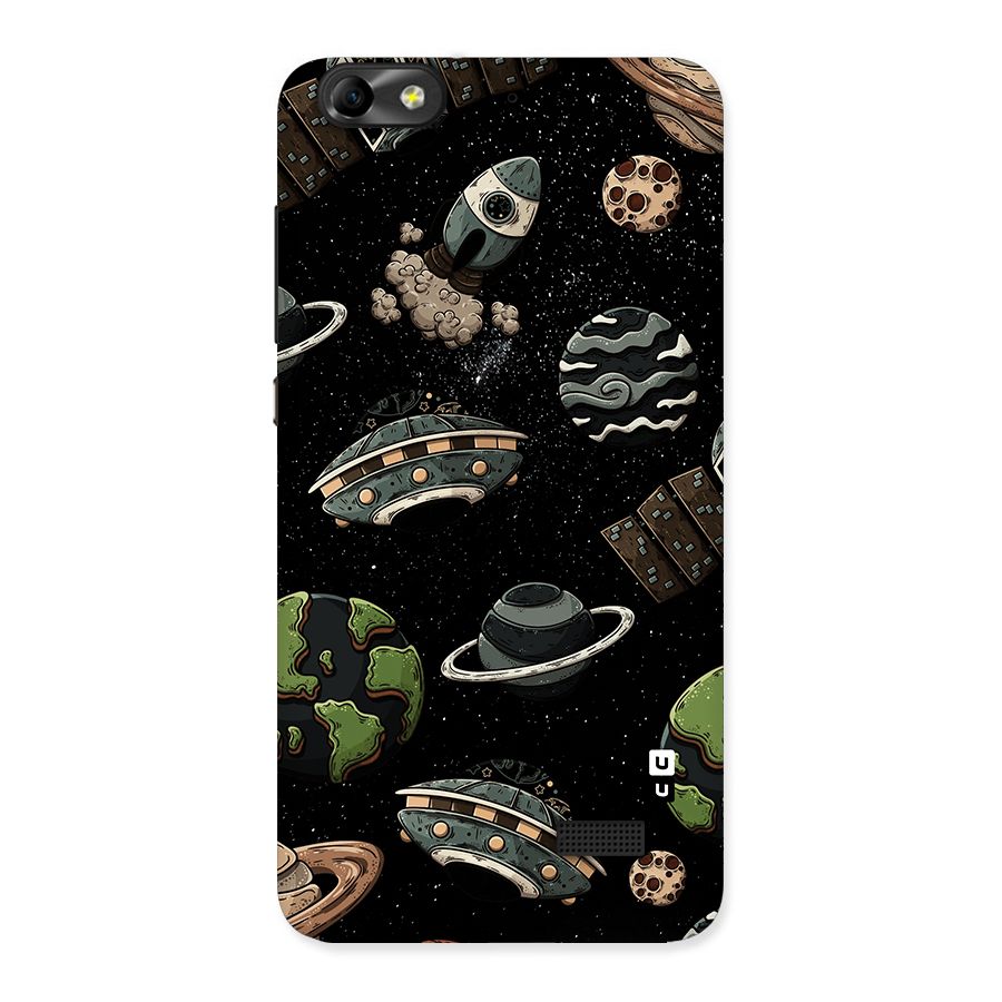 Cosmos Night Sky Anime Pattern Back Case for Honor 4C