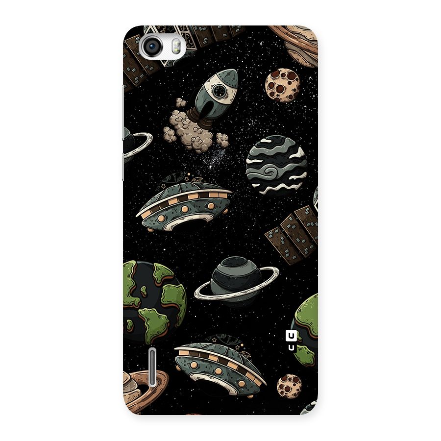 Cosmos Night Sky Anime Pattern Back Case for Honor 6