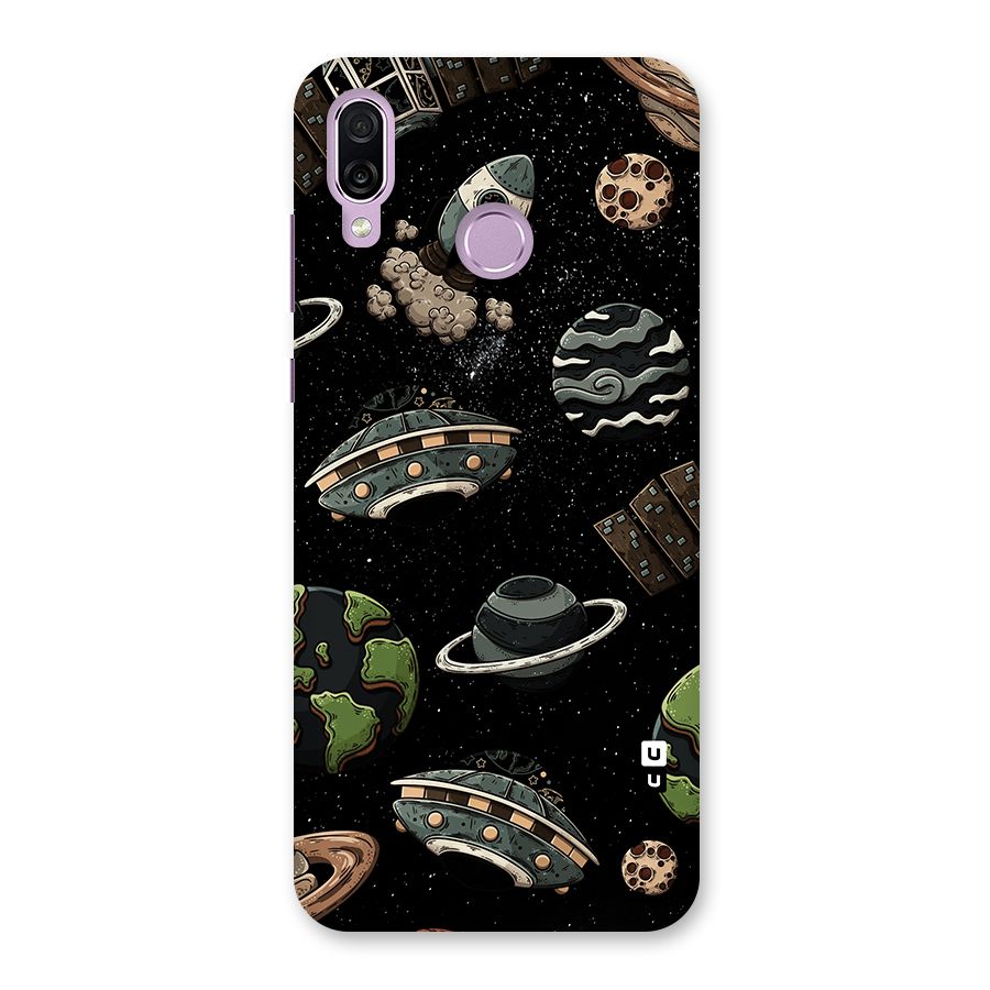 Cosmos Night Sky Anime Pattern Back Case for Honor Play