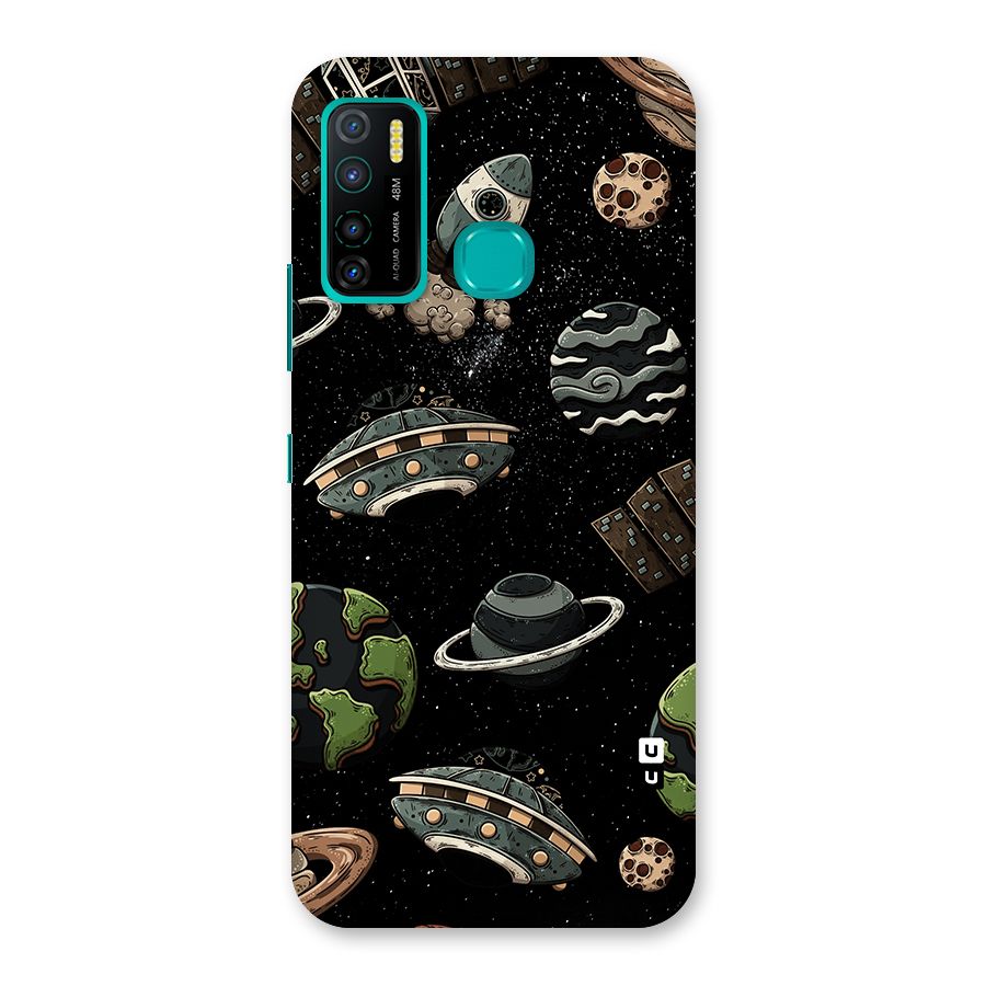 Cosmos Night Sky Anime Pattern Back Case for Infinix Hot 9 Pro