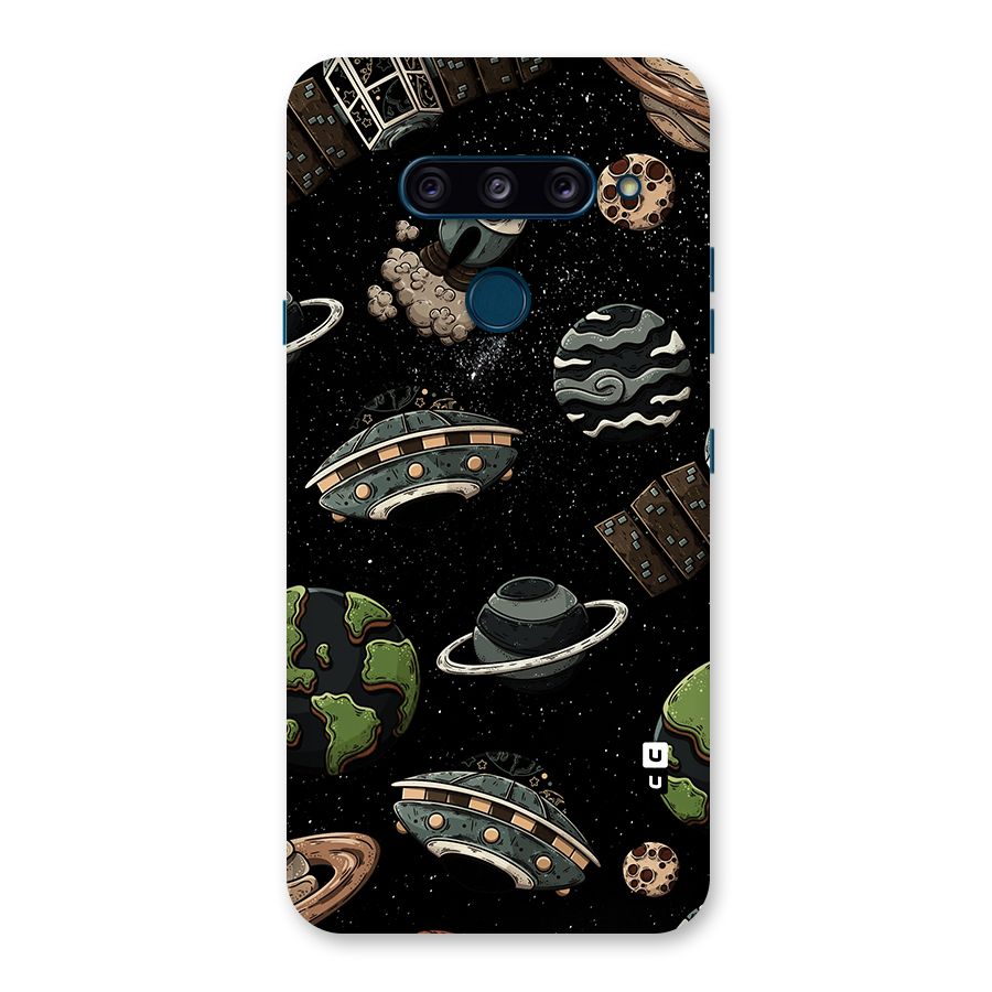 Cosmos Night Sky Anime Pattern Back Case for LG  V40 ThinQ
