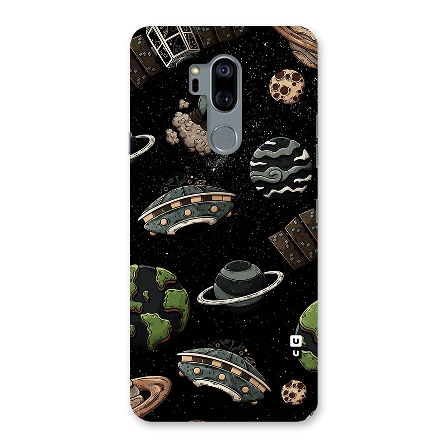 Cosmos Night Sky Anime Pattern Back Case for LG G7
