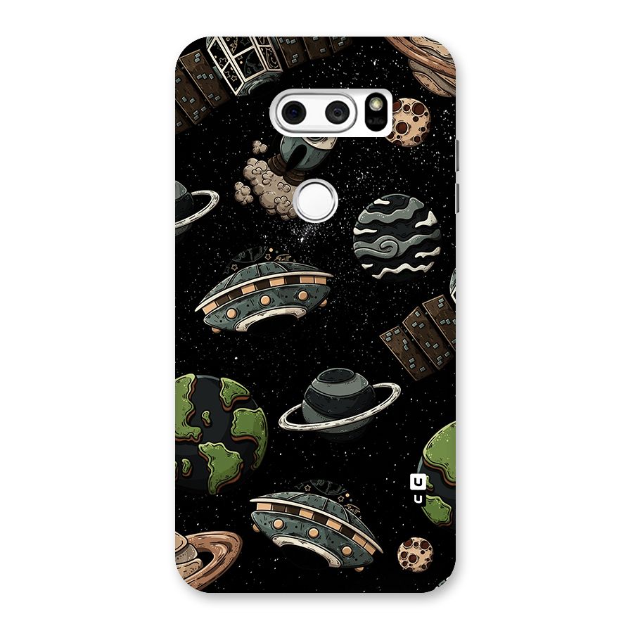 Cosmos Night Sky Anime Pattern Back Case for LG V30