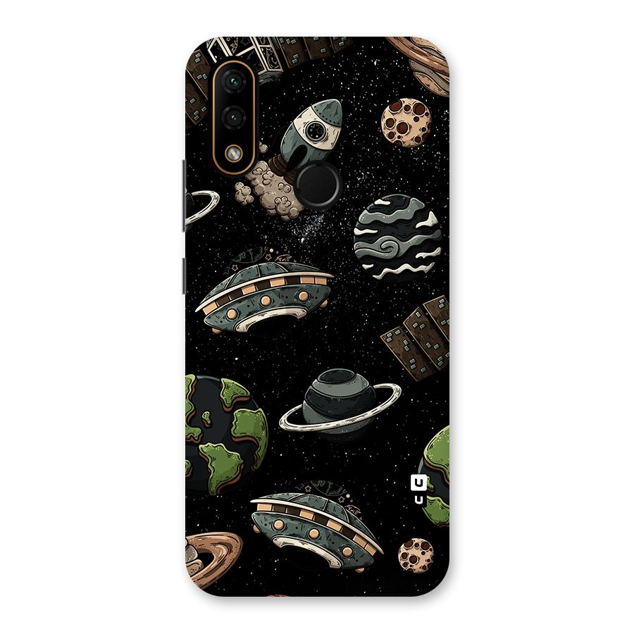 Cosmos Night Sky Anime Pattern Back Case for Lenovo A6 Note