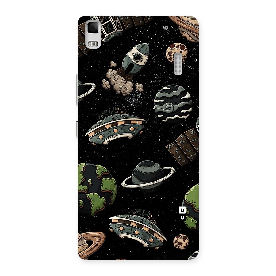 Cosmos Night Sky Anime Pattern Back Case for Lenovo A7000