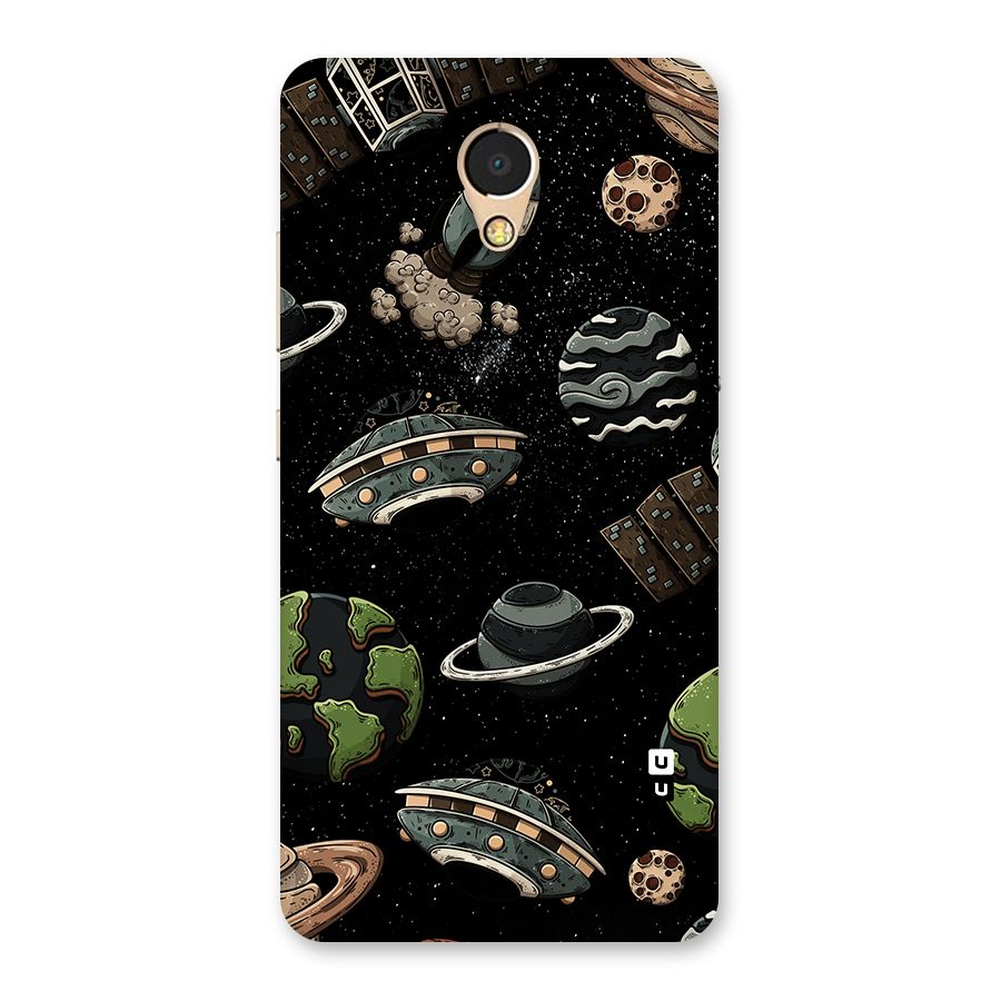 Cosmos Night Sky Anime Pattern Back Case for Lenovo P2