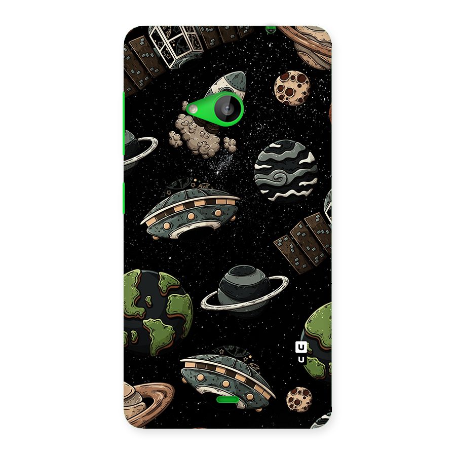 Cosmos Night Sky Anime Pattern Back Case for Lumia 535