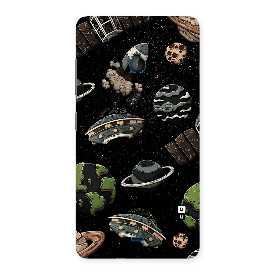 Cosmos Night Sky Anime Pattern Back Case for Lumia 540