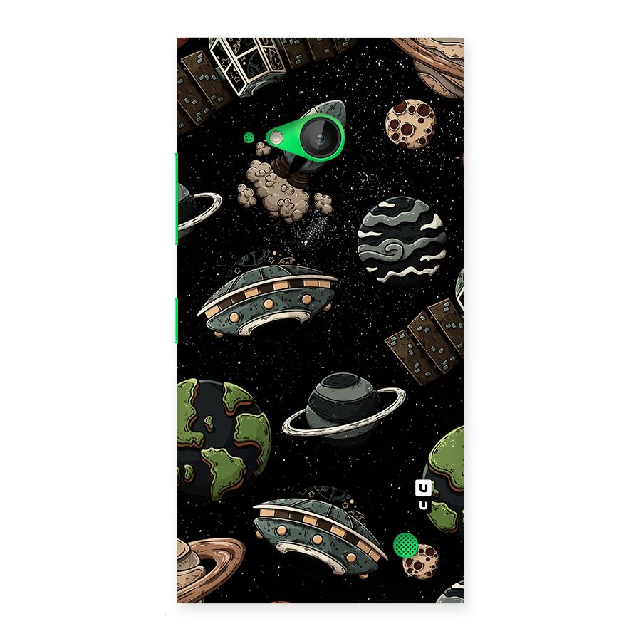 Cosmos Night Sky Anime Pattern Back Case for Lumia 730