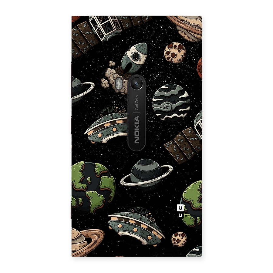 Cosmos Night Sky Anime Pattern Back Case for Lumia 920