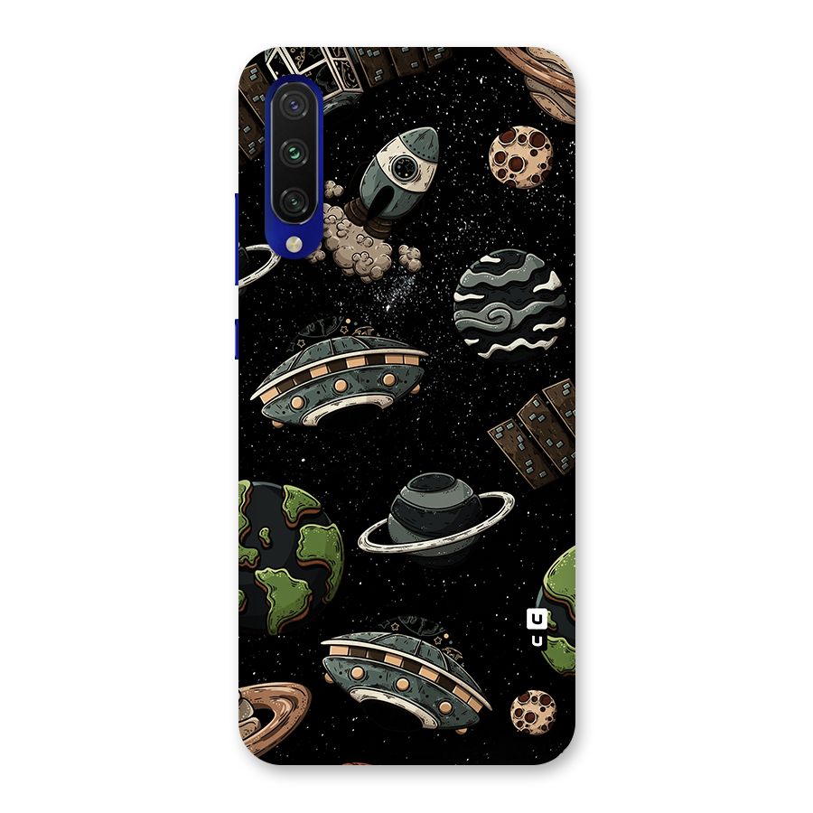 Cosmos Night Sky Anime Pattern Back Case for Mi A3