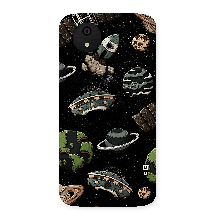 Cosmos Night Sky Anime Pattern Back Case for Micromax Canvas A1