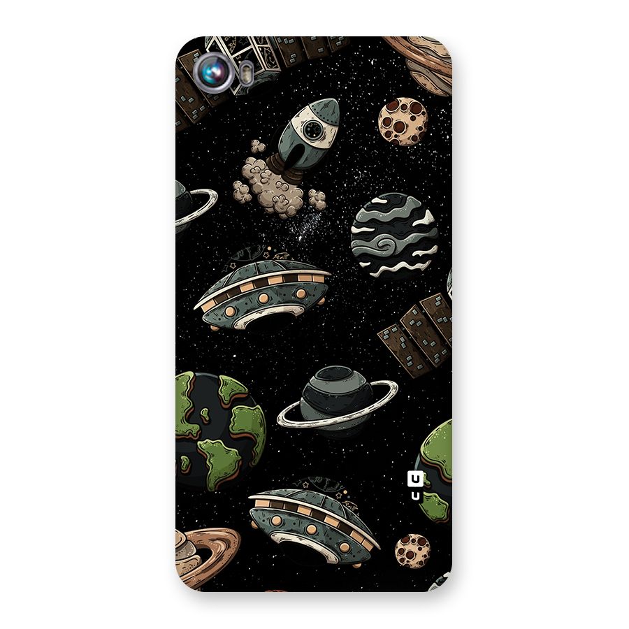 Cosmos Night Sky Anime Pattern Back Case for Micromax Canvas Fire 4 A107
