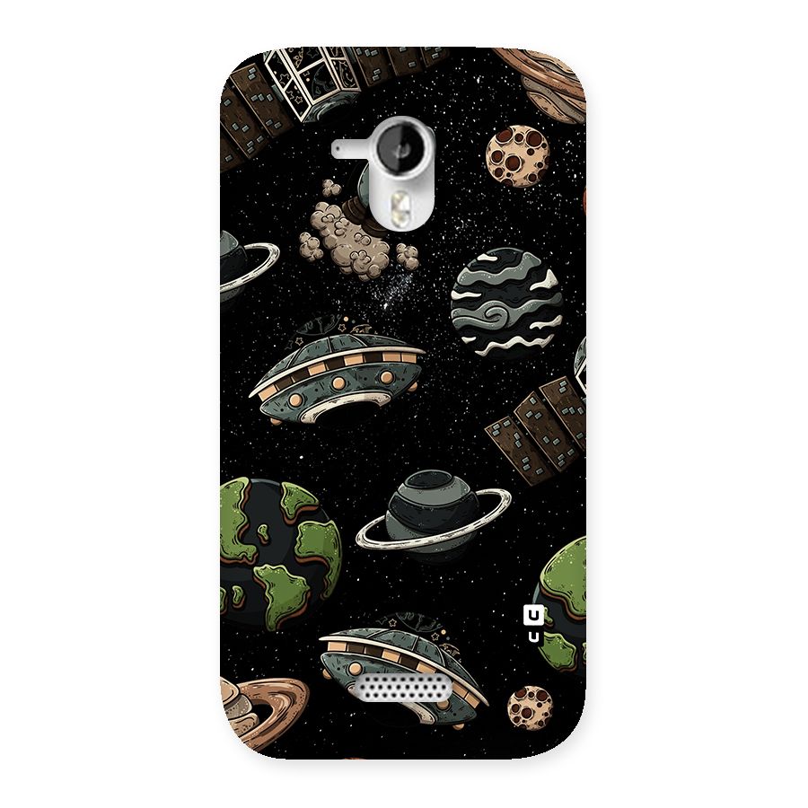 Cosmos Night Sky Anime Pattern Back Case for Micromax Canvas HD A116