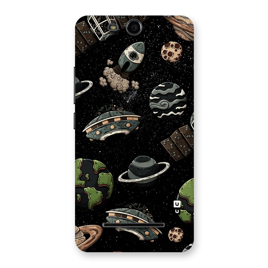 Cosmos Night Sky Anime Pattern Back Case for Micromax Canvas Juice 3 Q392