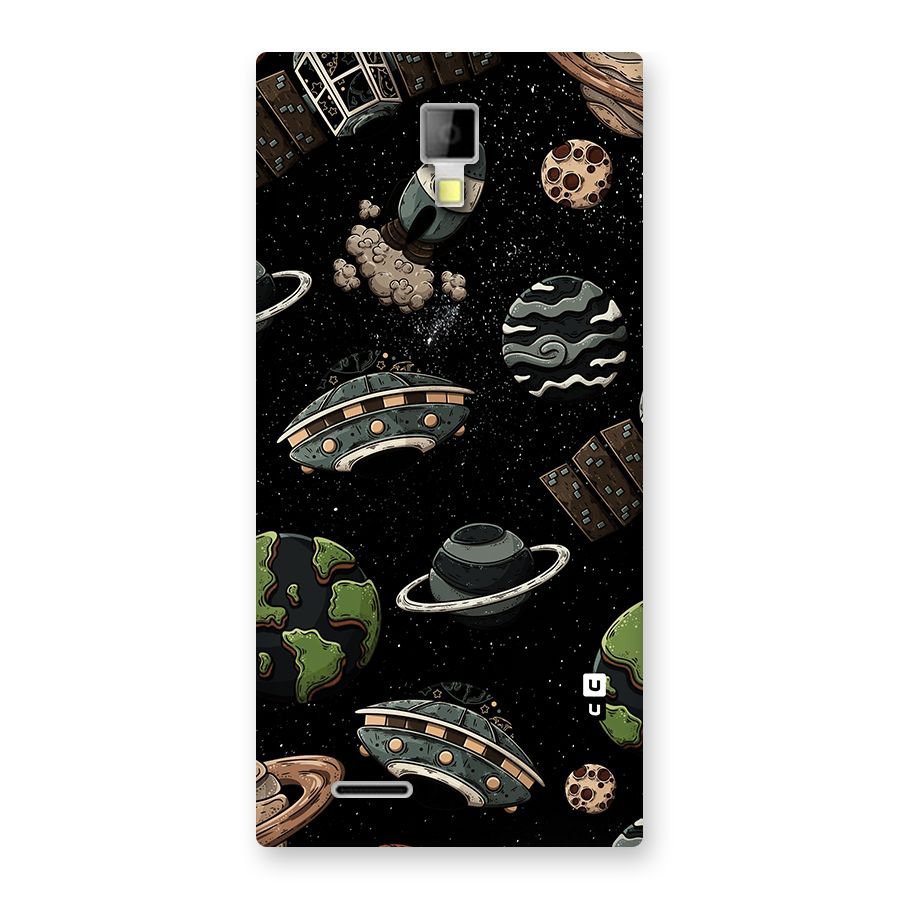 Cosmos Night Sky Anime Pattern Back Case for Micromax Canvas Xpress A99