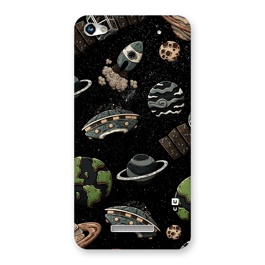 Cosmos Night Sky Anime Pattern Back Case for Micromax Hue 2