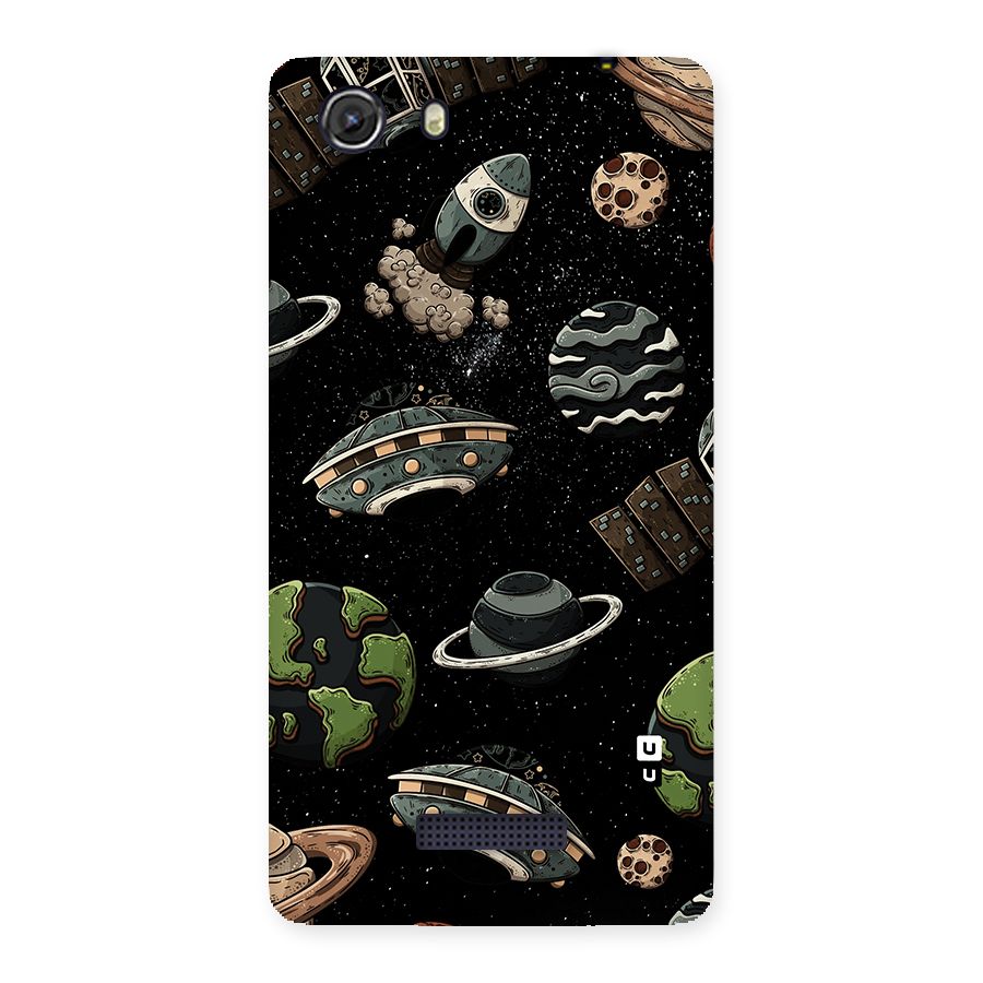 Cosmos Night Sky Anime Pattern Back Case for Micromax Unite 3