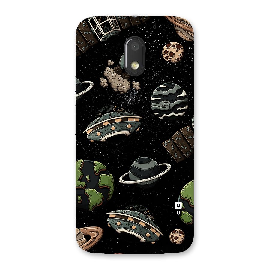 Cosmos Night Sky Anime Pattern Back Case for Moto E3 Power