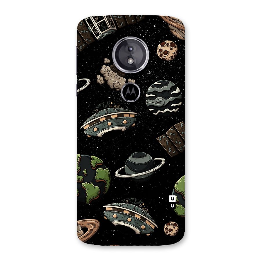 Cosmos Night Sky Anime Pattern Back Case for Moto E5