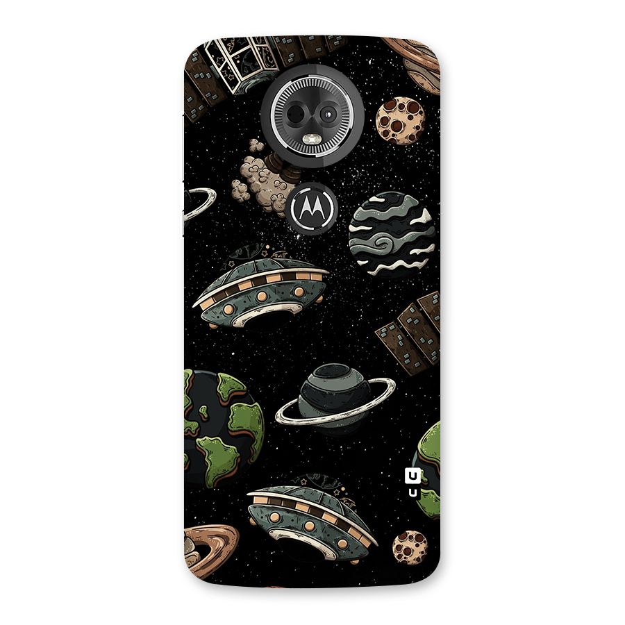 Cosmos Night Sky Anime Pattern Back Case for Moto E5 Plus