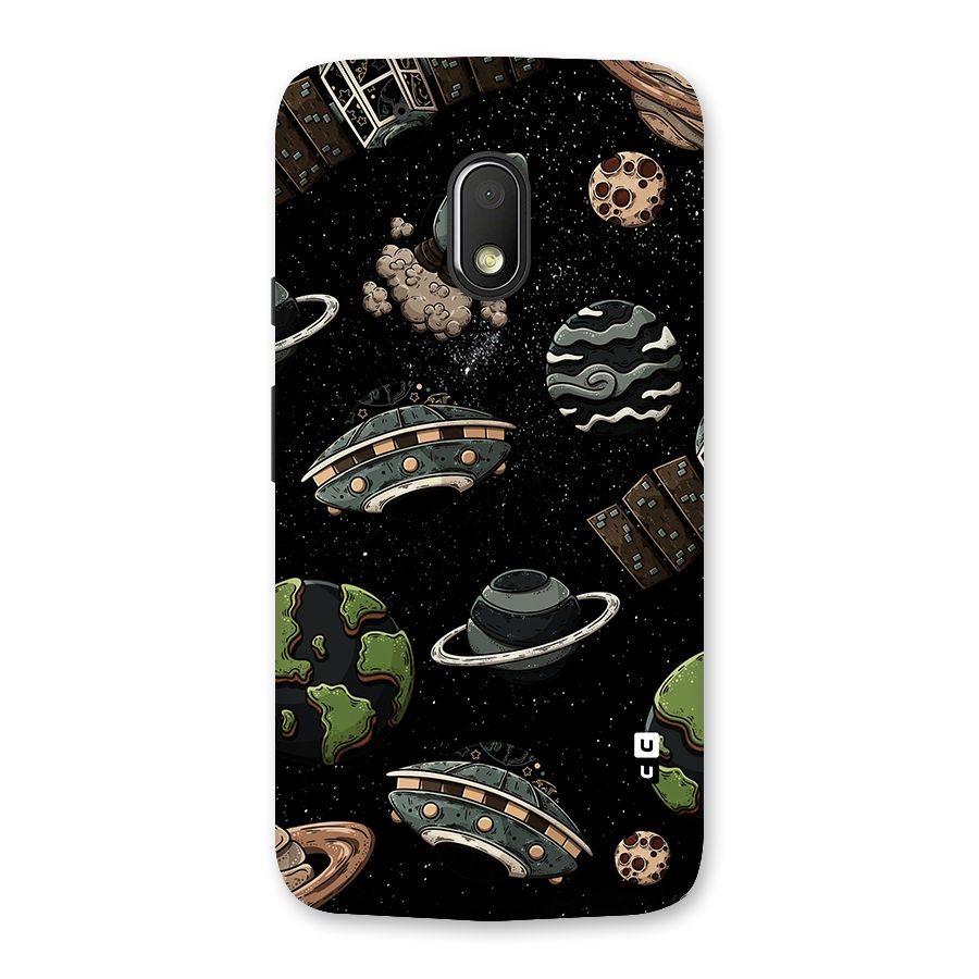 Cosmos Night Sky Anime Pattern Back Case for Moto G4 Play
