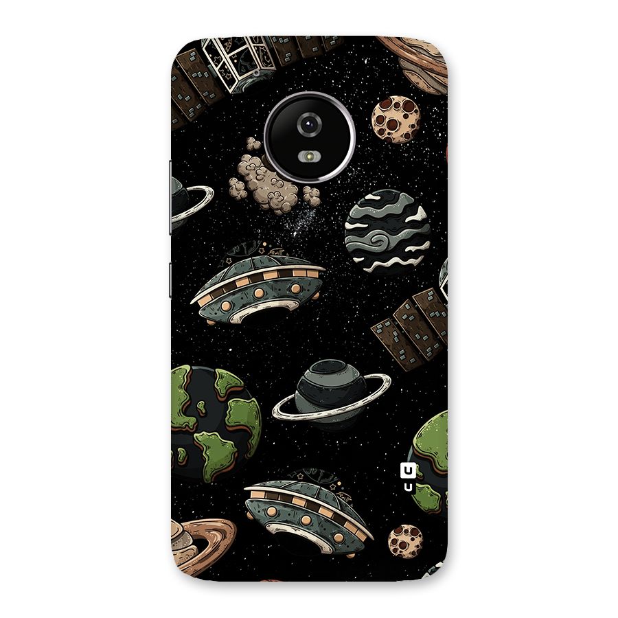 Cosmos Night Sky Anime Pattern Back Case for Moto G5
