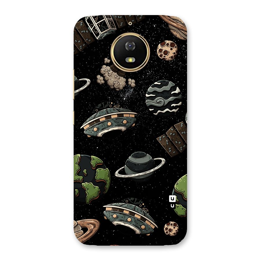 Cosmos Night Sky Anime Pattern Back Case for Moto G5s