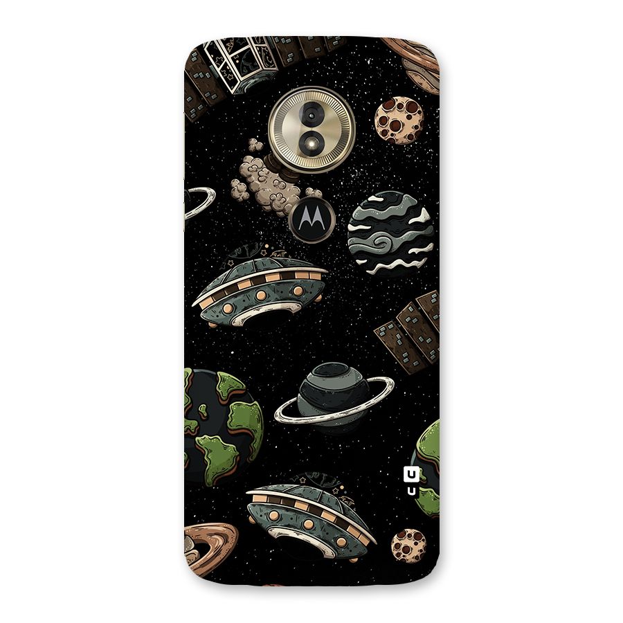 Cosmos Night Sky Anime Pattern Back Case for Moto G6 Play