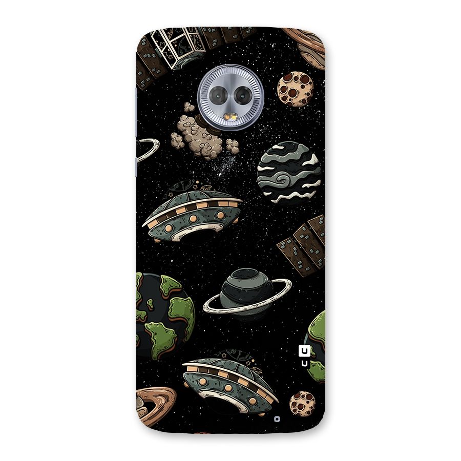 Cosmos Night Sky Anime Pattern Back Case for Moto G6 Plus