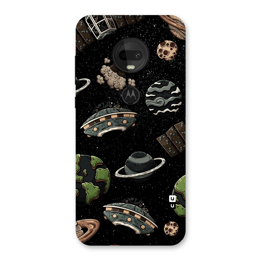 Cosmos Night Sky Anime Pattern Back Case for Moto G7