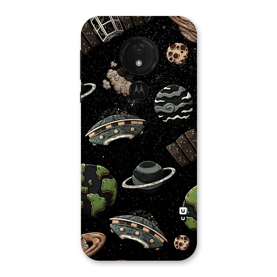Cosmos Night Sky Anime Pattern Back Case for Moto G7 Power