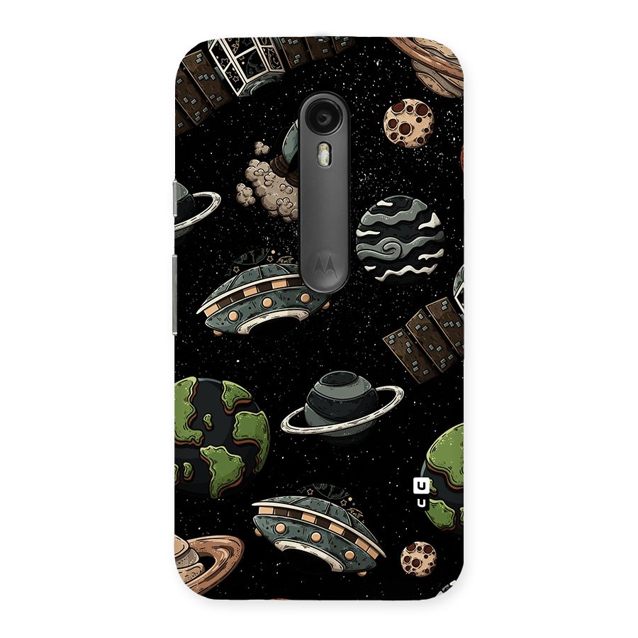 Cosmos Night Sky Anime Pattern Back Case for Moto G Turbo