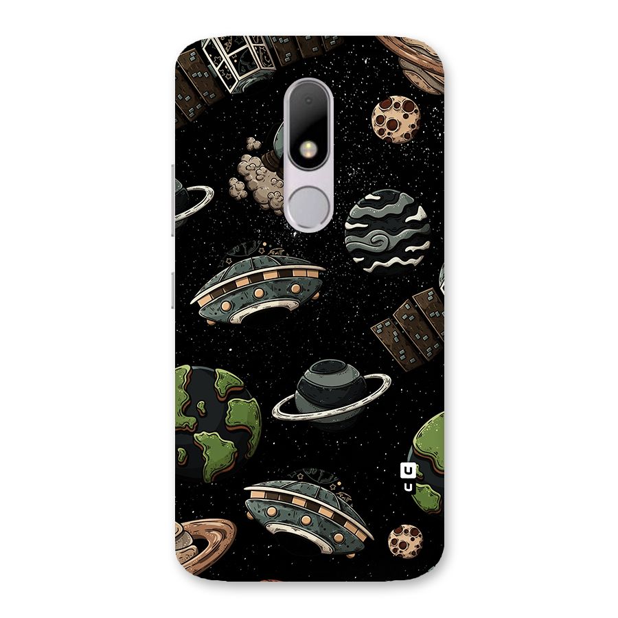 Cosmos Night Sky Anime Pattern Back Case for Moto M