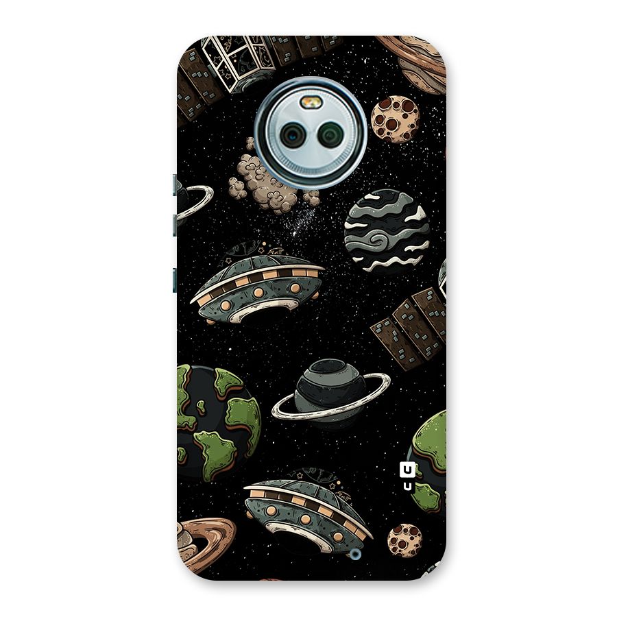 Cosmos Night Sky Anime Pattern Back Case for Moto X4
