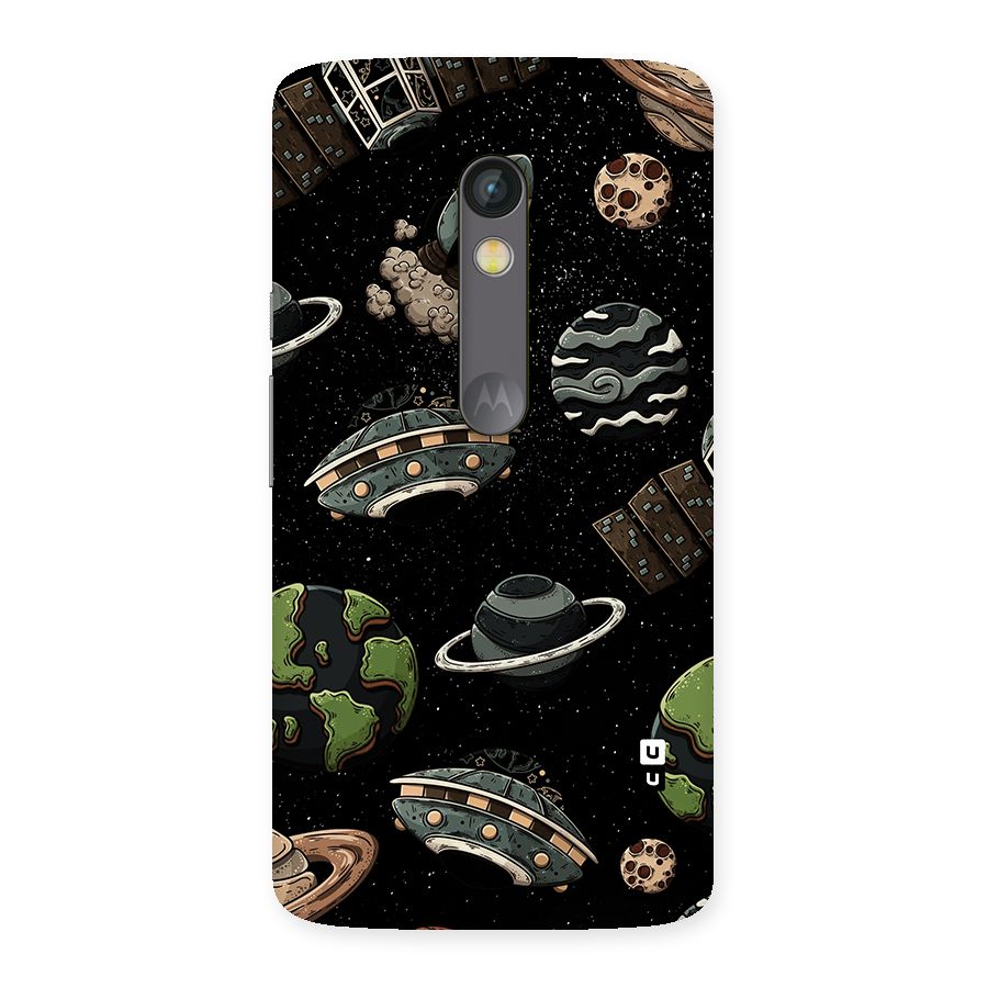 Cosmos Night Sky Anime Pattern Back Case for Moto X Play