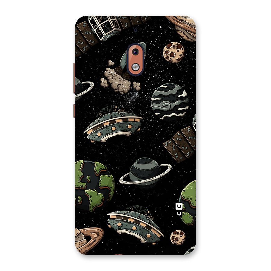 Cosmos Night Sky Anime Pattern Back Case for Nokia 2.1