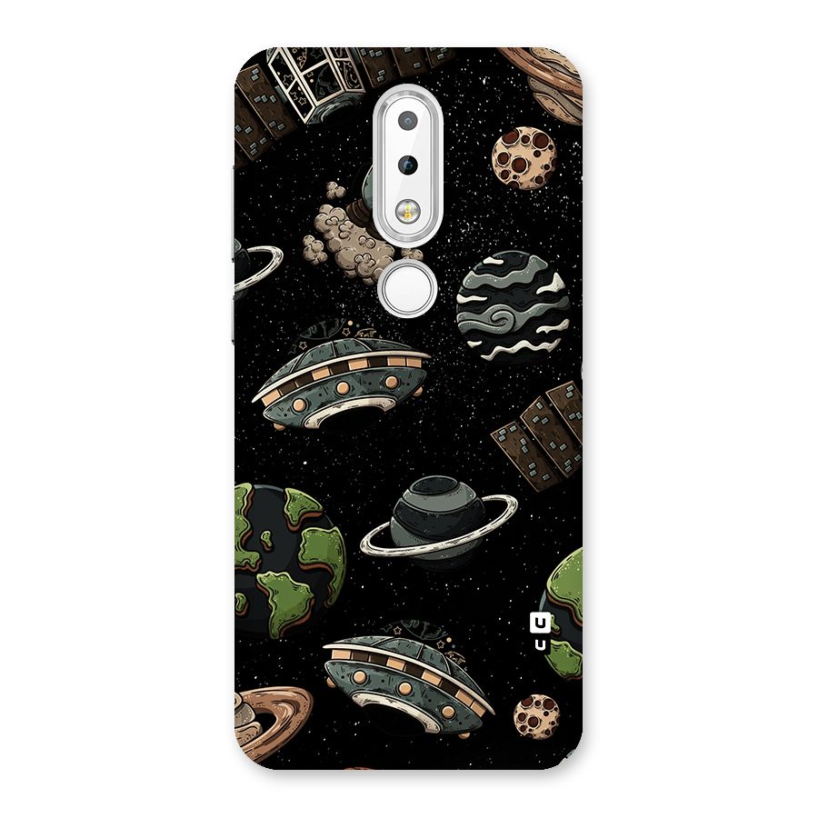 Cosmos Night Sky Anime Pattern Back Case for Nokia 6.1 Plus
