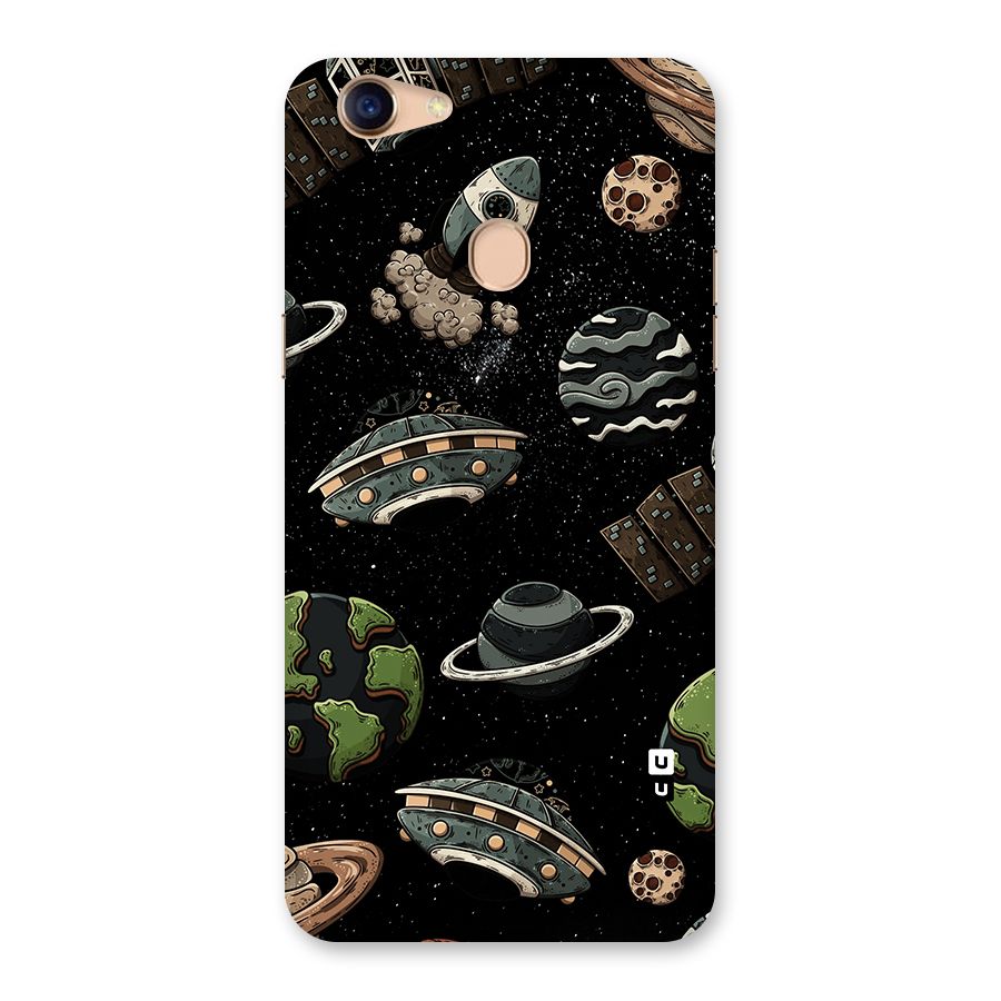 Cosmos Night Sky Anime Pattern Back Case for Oppo F5 Youth