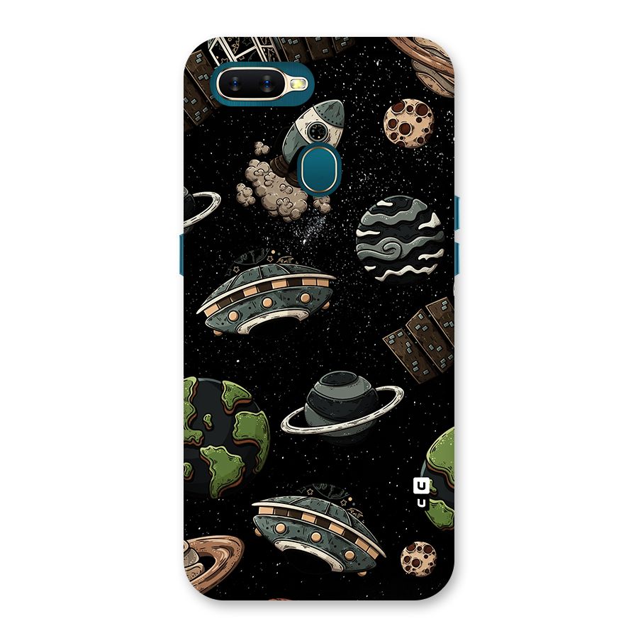 Cosmos Night Sky Anime Pattern Back Case for Oppo A11k