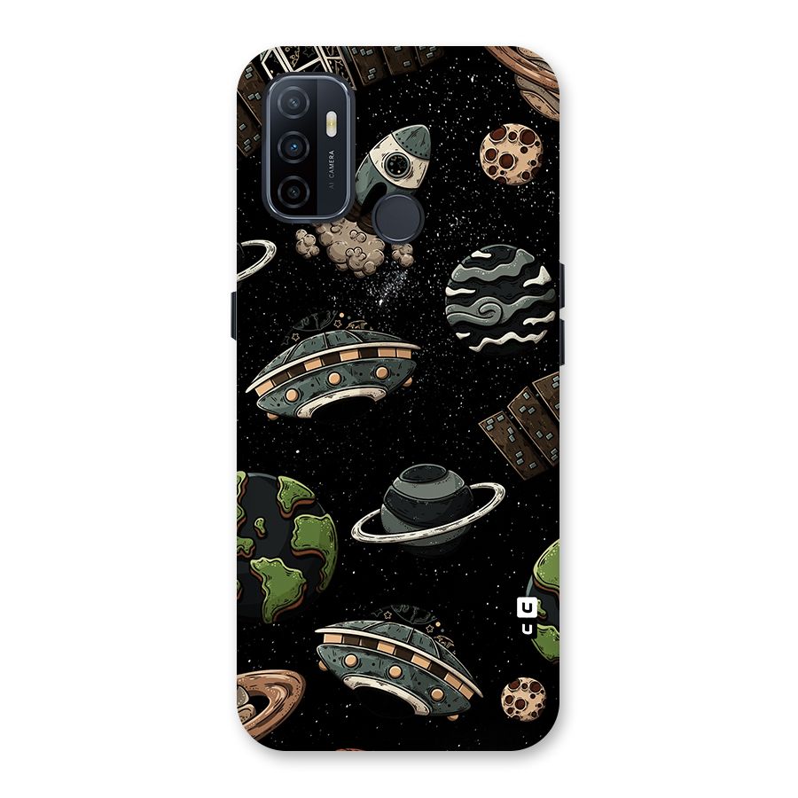 Cosmos Night Sky Anime Pattern Back Case for Oppo A32