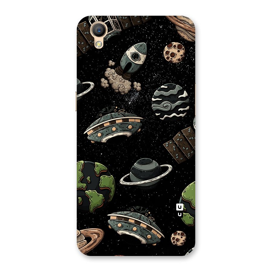 Cosmos Night Sky Anime Pattern Back Case for Oppo A37