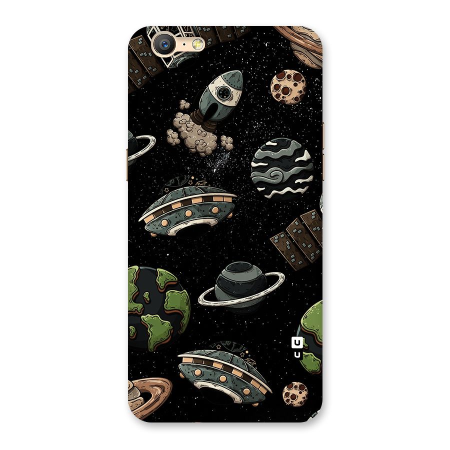 Cosmos Night Sky Anime Pattern Back Case for Oppo A39