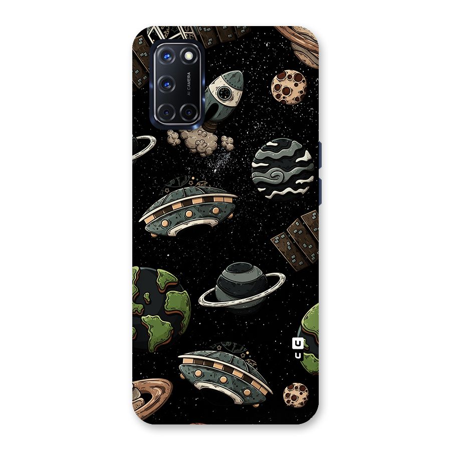Cosmos Night Sky Anime Pattern Back Case for Oppo A52