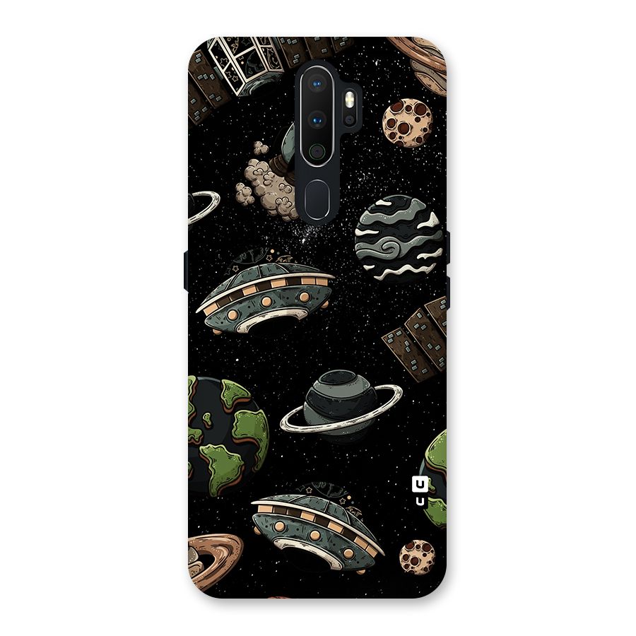 Cosmos Night Sky Anime Pattern Back Case for Oppo A5 (2020)