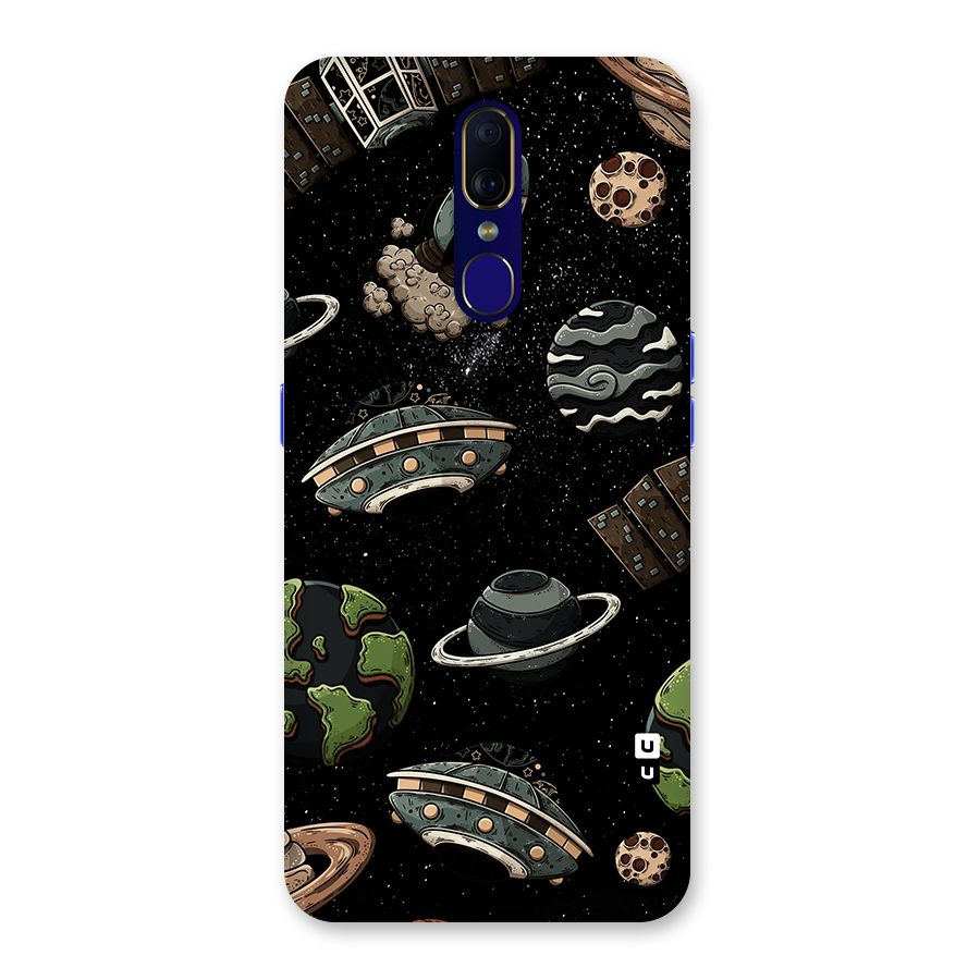 Cosmos Night Sky Anime Pattern Back Case for Oppo A9