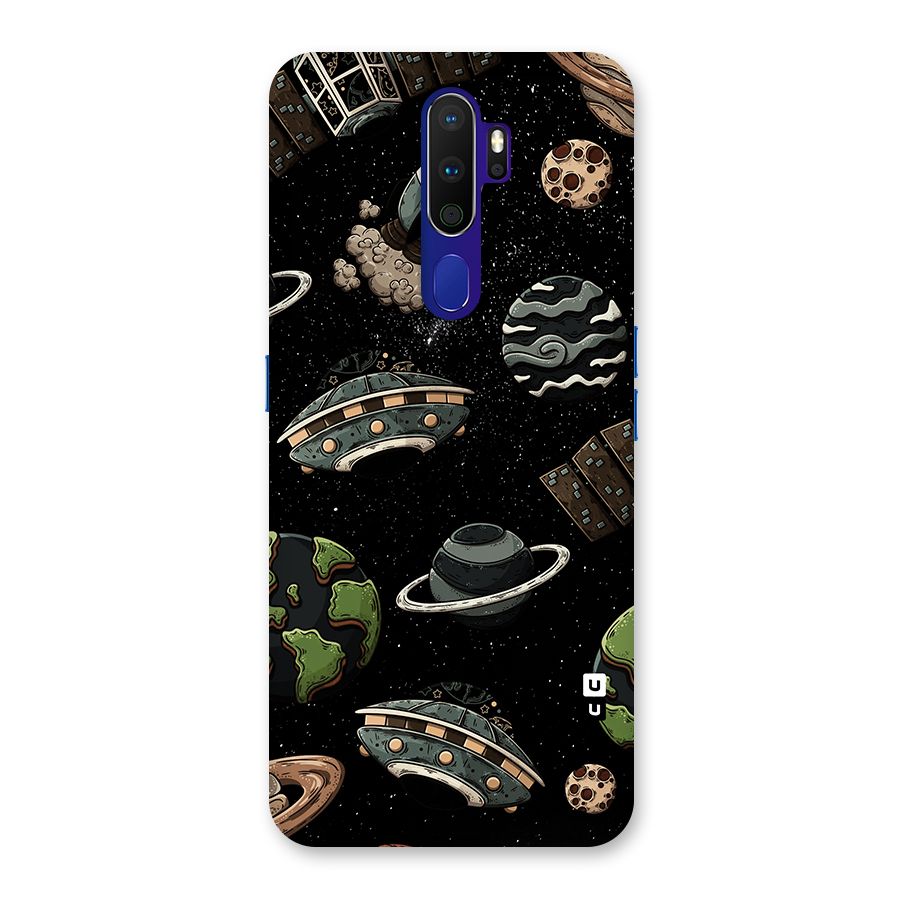 Cosmos Night Sky Anime Pattern Back Case for Oppo A9 (2020)