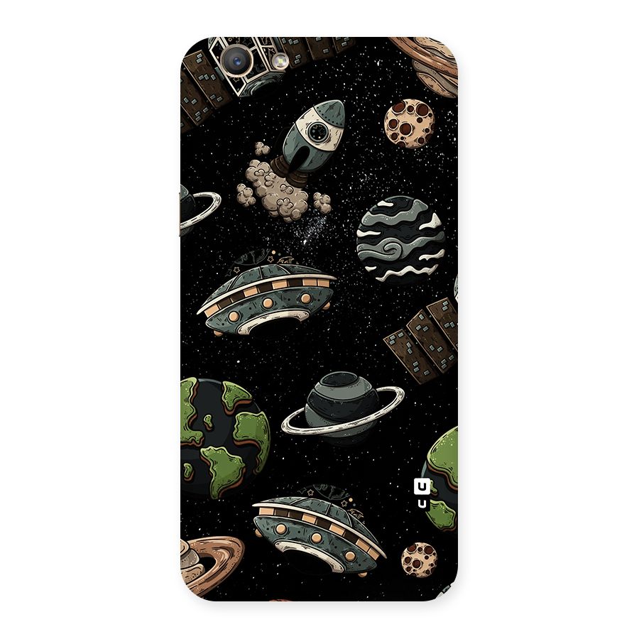 Cosmos Night Sky Anime Pattern Back Case for Oppo F1s