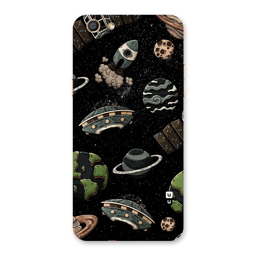 Cosmos Night Sky Anime Pattern Back Case for Oppo F3